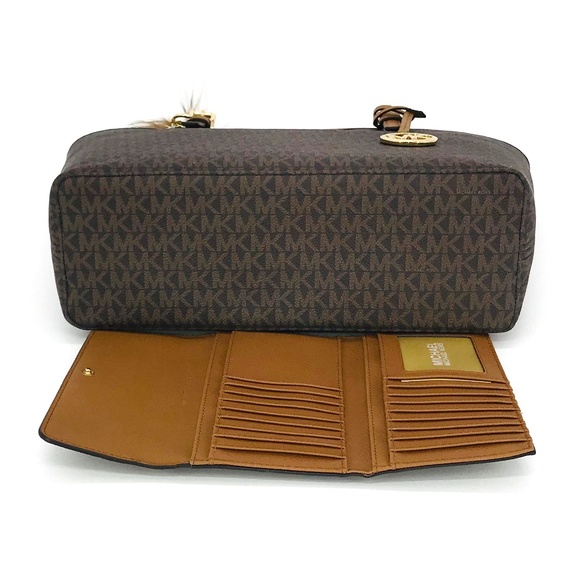 3PCS Michael Kors MD Carryall Tote Wallet Charms - Picture 5 of 8